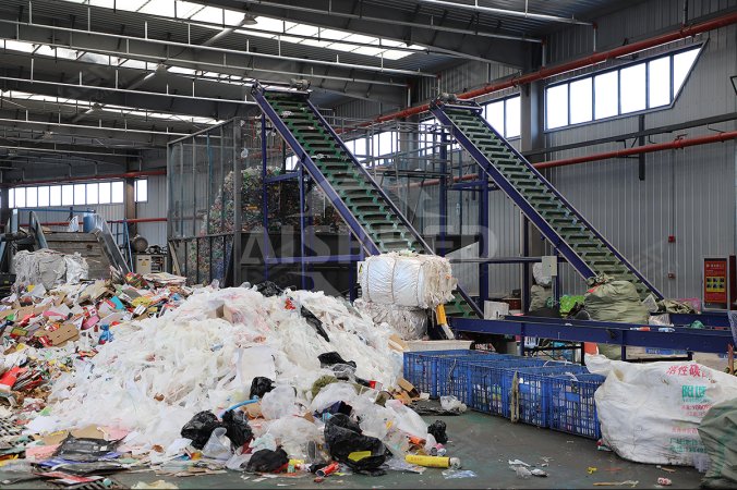 中国郑州废塑料分选回收项目