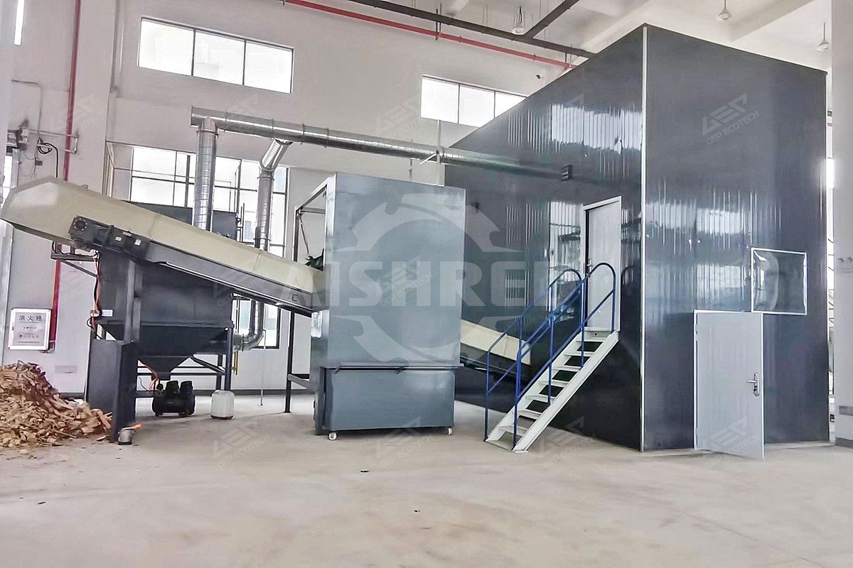 江西大件垃圾撕碎机现场