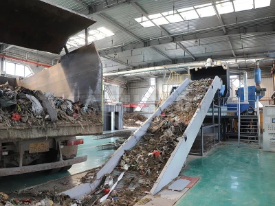 陈腐垃圾资源化设备,	填埋场垃圾破碎筛分线