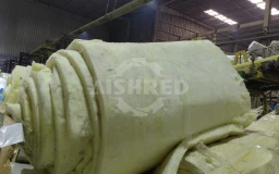 Waste Glass Wool & Rock Wool Two-Stage Shredder Unit (Dual-Shaft + Single-Shaft) for High-Quality Shredded Silicate Raw Material