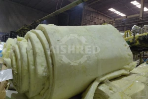 废玻璃棉与岩棉二级破碎（双轴+单轴破碎机）方案-实现高品质硅酸盐原料再利用