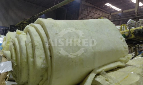 Waste Glass Wool & Rock Wool Two-Stage Shredder Unit (Dual-Shaft + Single-Shaft) for High-Quality Shredded Silicate Raw Material