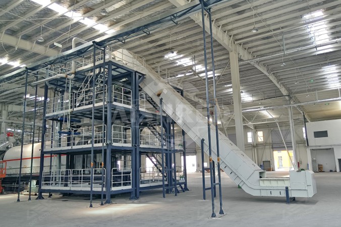 中国河南锂电池回收项目用四轴撕碎机
