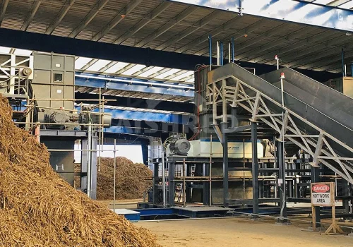 秸秆破碎机3-60吨/小时，双轴剪切式撕碎机与锤片式粉碎机