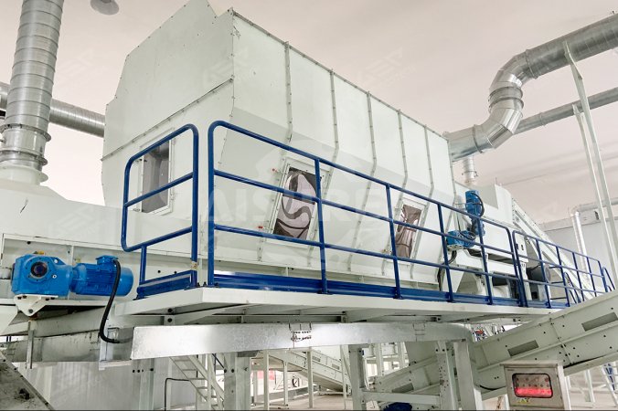 中国浙江大件垃圾、生活垃圾及园林垃圾处理项目用风选机