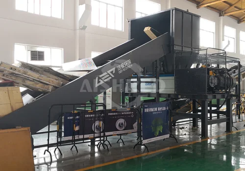 大件垃圾处置设备 破碎减容+资源化处理